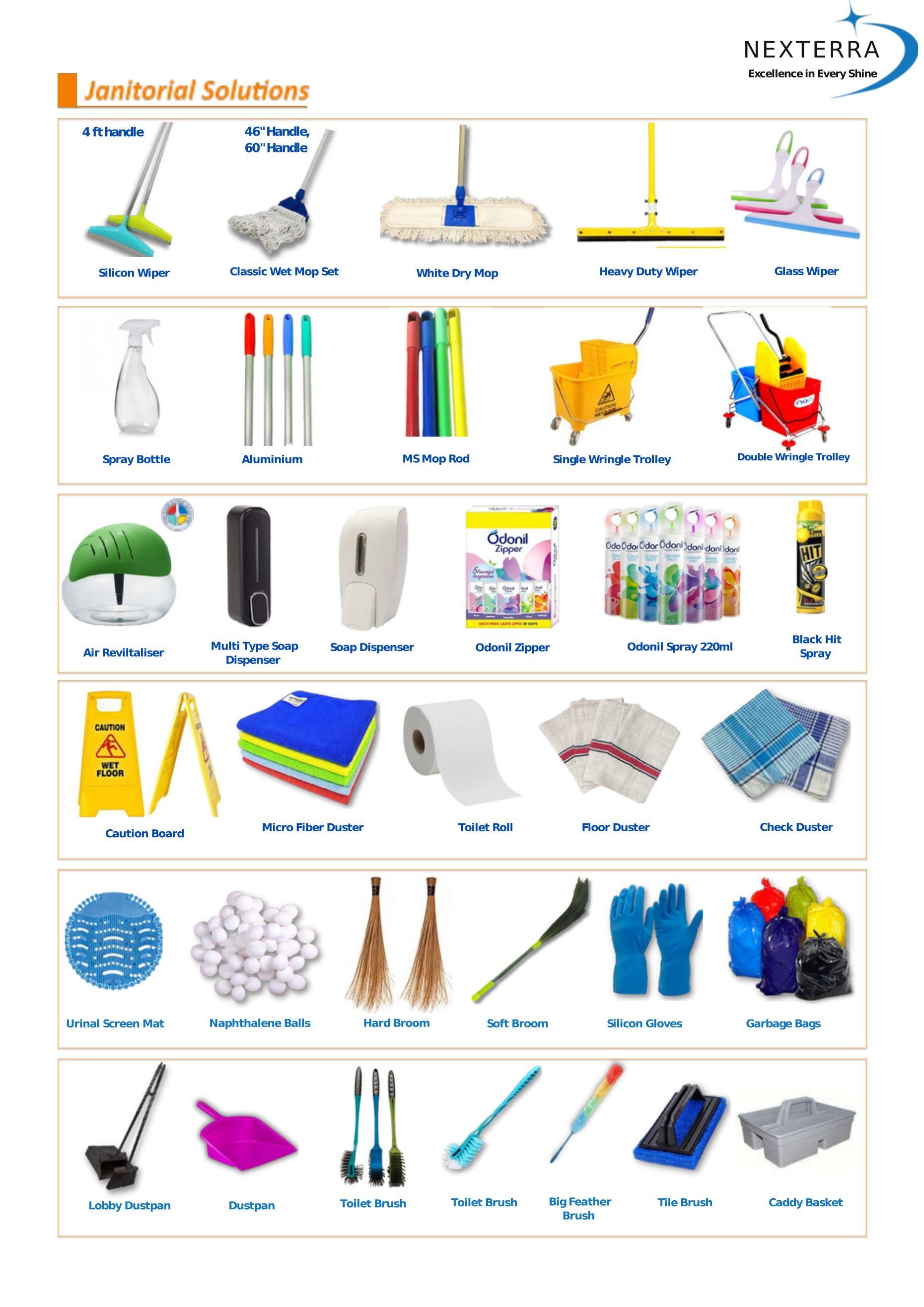 Janitorial Product Grid